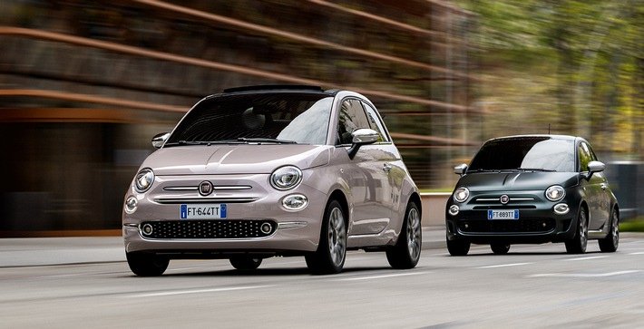 Zwei neue Modellvarianten: der besonders elegante Fiat 500 Star und der sportlich-dynamische Fiat 500 Rockstar. Weiterer Text über ots und www.presseportal.de/nr/130311 / Die Verwendung dieses Bildes ist für redaktionelle Zwecke honorarfrei. Veröffentlichung bitte unter Quellenangabe: “obs/FIAT/FCA Germany AG”