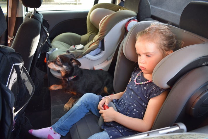 TÜV Rheinland: Kinder und Tiere bei Hitze niemals im Fahrzeug lassen