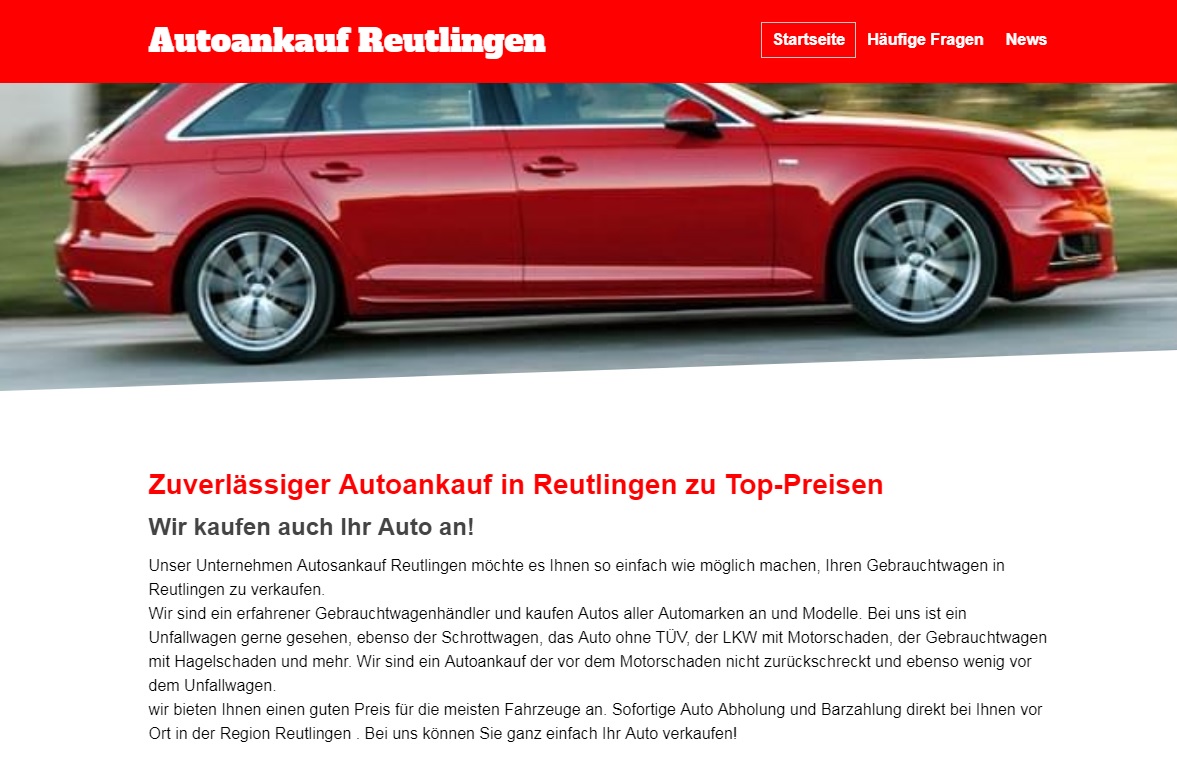 Autosankauf Reutlingen