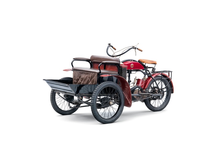 Weniger bekannte Modelle aus 125 Jahren SKODA AUTO: das LW-Dreirad von Laurin & Klement