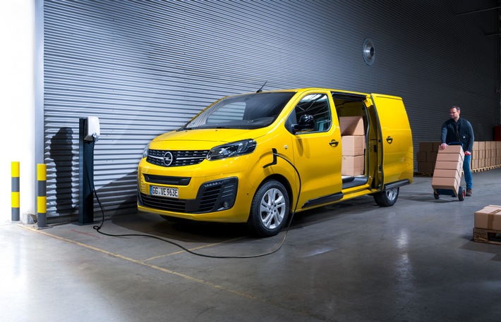 Neuer Opel Vivaro-e: Mit dem „e“ für emissionsfreie Lieferungen