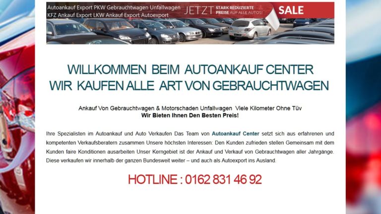 Autoankauf Göttingen | Ankauf Von Gebrauchtwagen & Wir Bieten Ihnen Den Besten Preis!