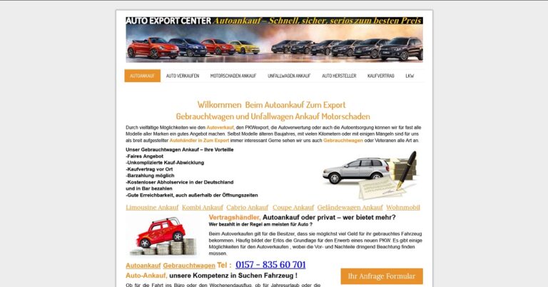Motorschaden Ankauf NRW – Jetzt anbieten und Auto verkaufen Der Autoankauf kfz-ankauf-markt bietet den perfekten Autoankauf-Service