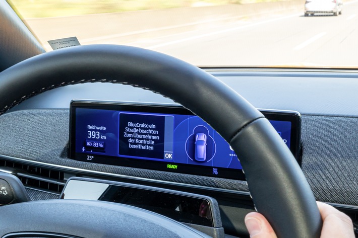 Intelligente Fahrerassistenz: BlueCruise im Mustang Mach-E verfügbar