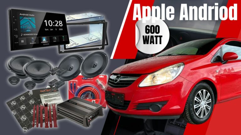 Opel Corsa D: High-End Sound mit ultimativem Apple & Android Upgrade